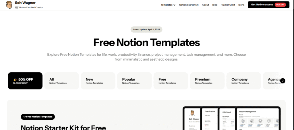 Free Notion Templates