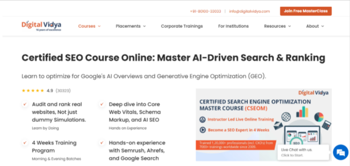 Advanced AI SEO Certification
